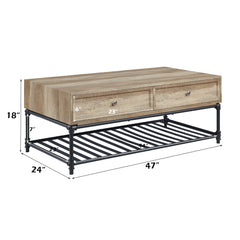 Brantley Ii Oak Coffee Table - Ornate Home