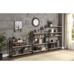 Brantley Oak 5 Shelf Bookshelf - Ornate Home