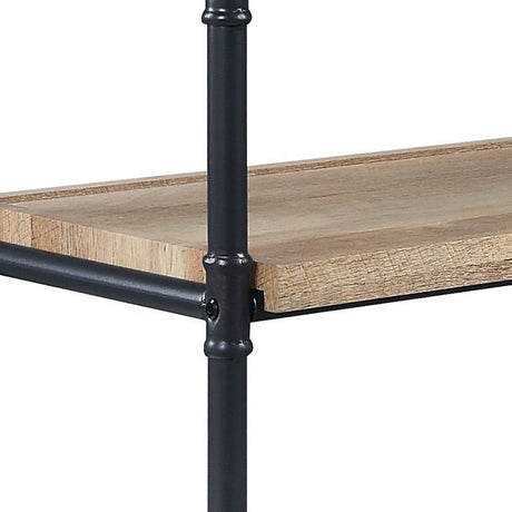 Brantley Oak 5 Shelf Bookshelf - Ornate Home