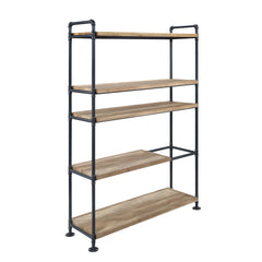 Brantley Oak 5 Shelf Bookshelf - Ornate Home