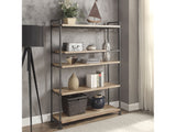 Brantley Oak 5 Shelf Bookshelf - Ornate Home