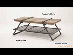 Brantley Oak Rectangular Coffee Table - Ornate Home