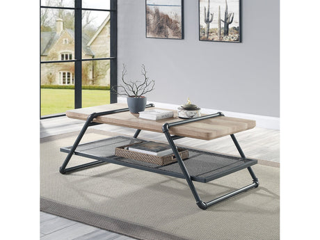 Brantley Oak Rectangular Coffee Table - Ornate Home