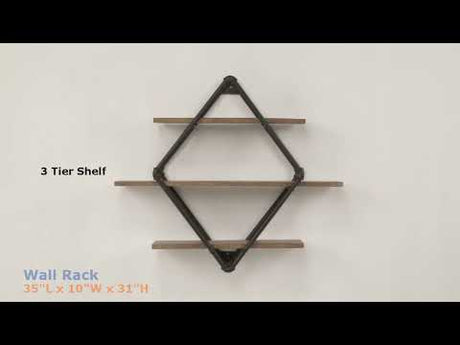 Brantley Oak Wall Shelf - Ornate Home