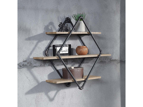 Brantley Oak Wall Shelf - Ornate Home