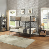 Brantley Sandy Black/Bronze Queen/Queen Bunk Bed - Ornate Home