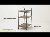 Brantley Serving Cart - Ornate Home