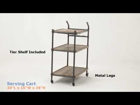 Brantley Serving Cart - Ornate Home