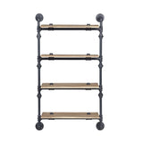 Brantley Wall Rack w/4 Shelves - Ornate Home