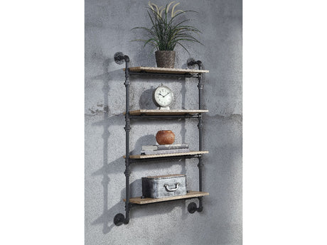Brantley Wall Rack w/4 Shelves - Ornate Home