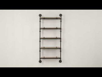 Brantley Wall Rack w/5 Shelves - Ornate Home