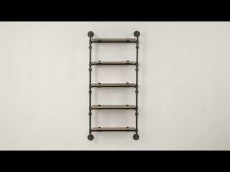 Brantley Wall Rack w/5 Shelves - Ornate Home