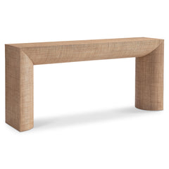 Brasea Natural Wood/Tan Console Table - Ornate Home