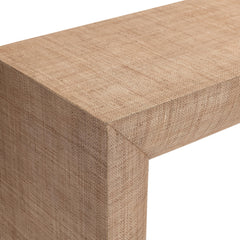 Brasea Natural Wood/Tan Console Table - Ornate Home