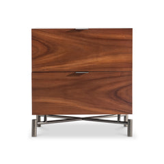 Brasea Tungsten Nightstand - Ornate Home