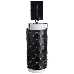 Brasseur Black Metal Fish Scale Wall Sconce - Ornate Home