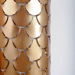 Brasseur Gold Metal Fish Scale Wall Sconce - Ornate Home