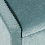 Braun Blue Storage Bench - Ornate Home