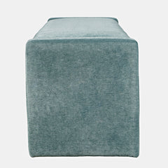 Braun Blue Storage Bench - Ornate Home