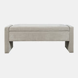 Braun Grey Storage Bench - Ornate Home