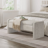 Braun Grey Storage Bench - Ornate Home