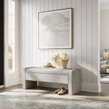 Braun Grey Storage Bench - Ornate Home