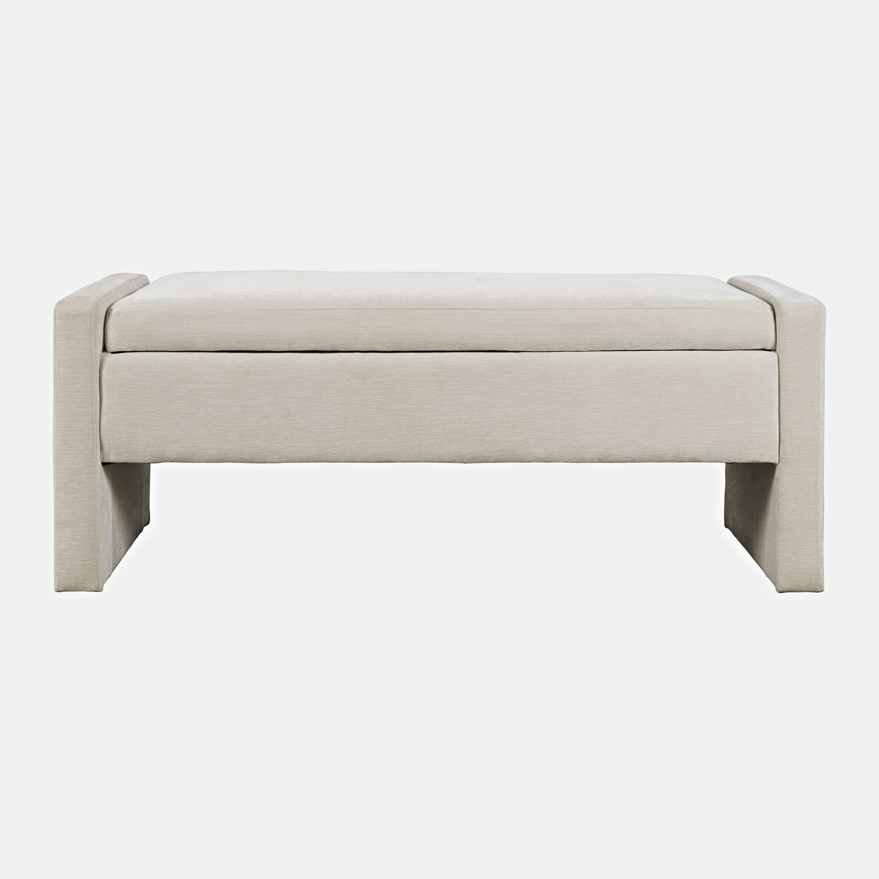 Braun Natural Storage Bench - Ornate Home