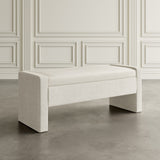 Braun Natural Storage Bench - Ornate Home