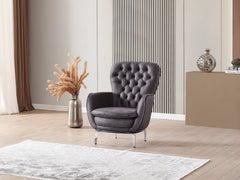 Bravo Black 3-pieces (Sofa & Loveseat & Chair) Living Room Set - Ornate Home