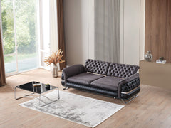 Bravo Black 3-pieces (Sofa & Loveseat & Chair) Living Room Set - Ornate Home