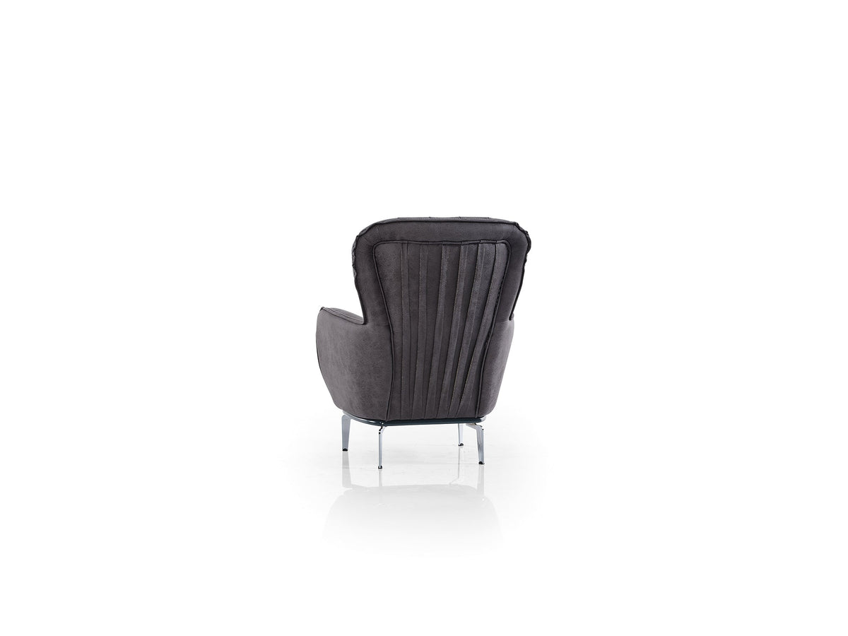 Bravo Black Chair - Ornate Home