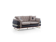 Bravo Brown Convertible Loveseat - Ornate Home