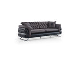Bravo Black 3-pieces (Sofa & Loveseat & Chair) Living Room Set