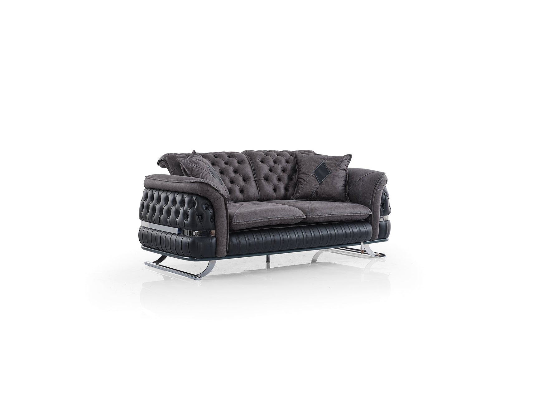 Bravo Black 3-pieces (Sofa & Loveseat & Chair) Living Room Set