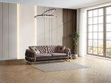 Bravo Brown Convertible Sofa