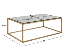 Bravura Gold Coffee Table - Ornate Home