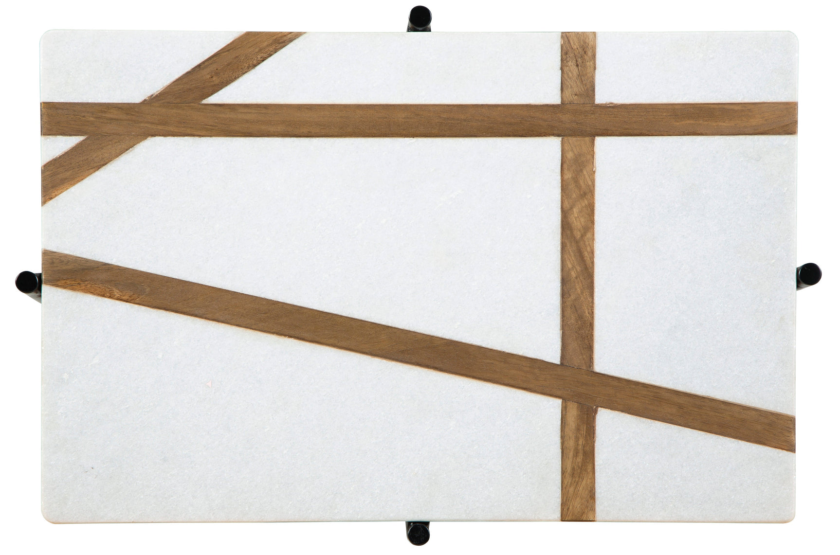 Braxmore White/Light Brown Accent Table (Online Special Price) - Ornate Home