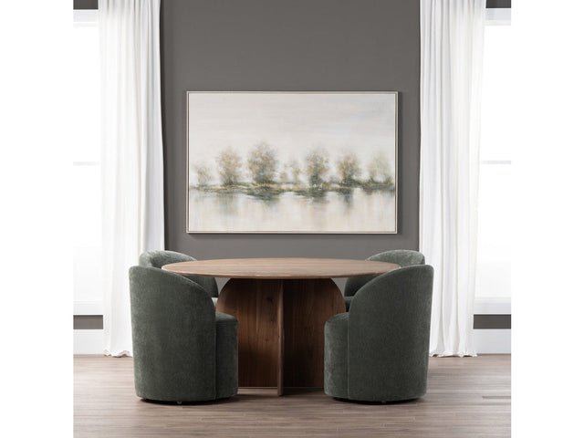 Braxton Brown/Brown Dining Table - Ornate Home