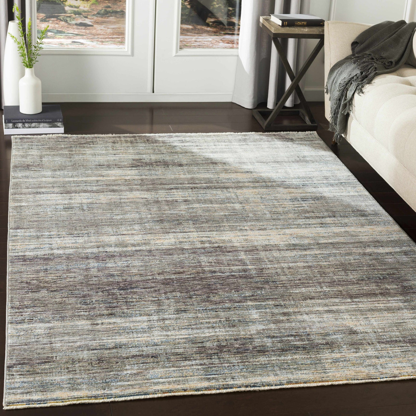 Braxton Carved Statement Area Rug - Clearance - Ornate Home
