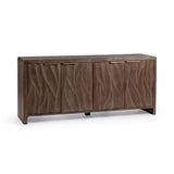 Braxton Tundra Brown 4 Door Cabinet - Ornate Home