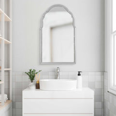Brayden Frameless Arched Mirror - Ornate Home