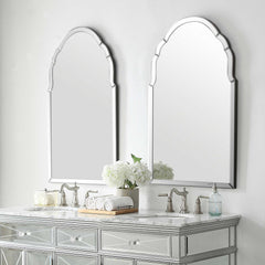 Brayden Frameless Arched Mirror - Ornate Home