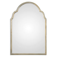 Brayden Silver Petite Arch Mirror - Ornate Home