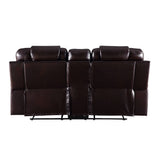 Braylon Brown PU Love Motion w/Console - Ornate Home