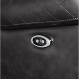 Braylon Magnetite PU Recliner (Power Motion) - Ornate Home