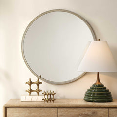 Break The Ice Gold Round Mirror - Ornate Home