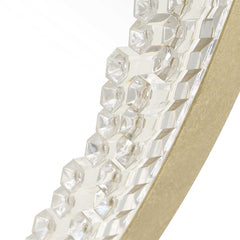 Break The Ice Gold Round Mirror - Ornate Home