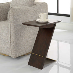 Breakthrough Brown/Gold Modern Accent Table - Ornate Home