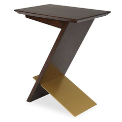 Breakthrough Brown/Gold Modern Accent Table - Ornate Home