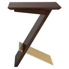 Breakthrough Brown/Gold Modern Accent Table - Ornate Home